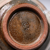 Shunzan Kiln Kyo Kiyomizu Ware Twisted Handle Mug - Maple / 俊山窯 マグカップ 紅葉