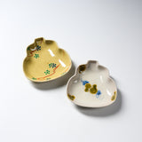 Zoho Kiln Hyotan Small Plate - Two Colour Options / 蔵珍窯