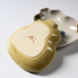 Zoho Kiln Hyotan Small Plate - Two Colour Options / 蔵珍窯