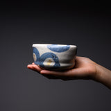 Zoho Kiln Small Tea Bowl / Side Dish Bowl - Kinsai Sometsuke / 蔵珍窯 こふく碗