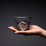 Zoho-Kiln Soba Cup - Shino Akae / 蔵珍窯 そば猪口