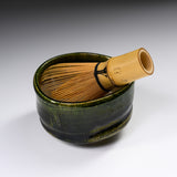 Zoho Kiln Small Tea Bowl / Side Dish Bowl - Oribe / 蔵珍窯 こふく碗