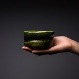 Zoho Kiln Small Tea Bowl / Side Dish Bowl - Oribe / 蔵珍窯 こふく碗