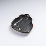 Zoho Kiln Hyotan Small Plate - Three Design Options - Blue Signature / 蔵珍窯 瓢箪小皿