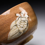 Zoho Kiln Matcha Bowl - Turtle / 蔵珍窯 抹茶碗