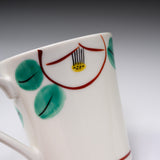 Zoho Kiln Mug Cup - Iroe Camellia / 蔵珍窯 マグカップ