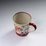 Zoho Kiln Mug Cup - Zoho's Red Akae Peony / 蔵珍窯 マグカップ