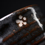 Zoho Kiln Small Tea Bowl / Side Dish Bowl - Plum Shino / 蔵珍窯 こふく碗