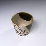 Zoho Kiln Soba Choco Cup - Oribe / 蔵珍窯 そば猪口