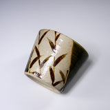 Zoho Kiln Soba Choco Cup - Oribe / 蔵珍窯 そば猪口
