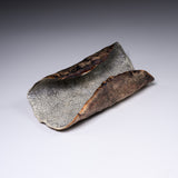 USUKI Ware Handmade Lotus Leaf Tea Holder - Kannyu Glaze / 臼杵焼