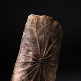 USUKI Ware Handmade Lotus Leaf Tea Holder - Kannyu Glaze / 臼杵焼