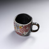 Kutani ware Mug Cup - Kiku Pink / 九谷焼 マグカップ