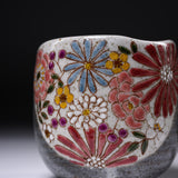 Kutani ware Mug Cup - Kiku Pink / 九谷焼 マグカップ