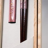 KASANE Lacquered Chopstick with Chopstick Rest in a Paulownia Box / 民藝箸 ギフトセット