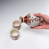 Kutani ware Premium Sake Set - Akae / 九谷焼 酒器セット