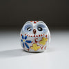 Kutani Ware Animal Ornament - Flower Owl / 九谷焼 お花の梟