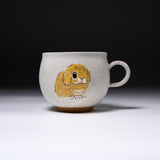 Yamano Usagi Handmade Rabbit Mug Cup - Mochi / 山野うさぎ マグカップ