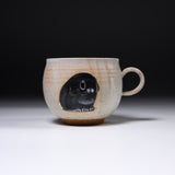 Yamano Usagi Handmade Rabbit Mug Cup - Kuro / 山野うさぎ マグカップ