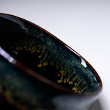 Mini Matcha Bowl - Tenmoku kin nagashi / 抹茶碗