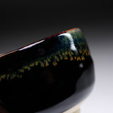 Mini Matcha Bowl - Tenmoku kin nagashi / 抹茶碗
