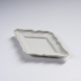 USUKI Ware Handmade Diamond Shaped Tea Coaster / 臼杵焼