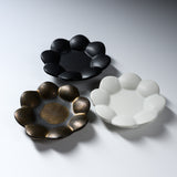 USUKIYAKI Handmade Small Dish - Hana - Three Colours / 臼杵焼き 豆皿