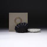 USUKIYAKI Handmade Small Dish - Round Ryoka - Two Colours / 臼杵焼き 豆皿