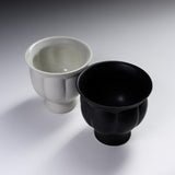 USUKIYAKI Handmade Footed Teacup - Two Colours / 臼杵焼き