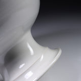 USUKI Ware Handmade Floral Footed Bowl / 臼杵焼