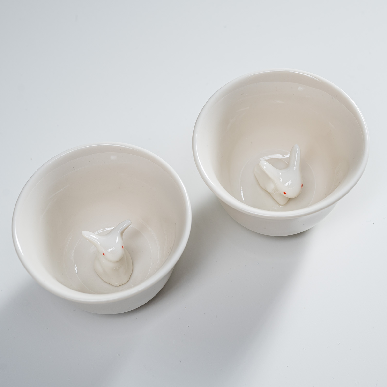 Rabbit Pair Sake Cup Set / 兎のペア盃 | Set of 2 Cups | Crafted In Japan ...