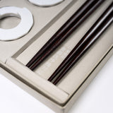 Pair Chopsticks with Chopstick Rest - Hexagonal / お箸 ギフトセット
