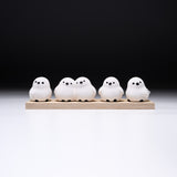 Seto Ware Lucky Ornament - Long-tailed Tit Birds / 瀬戸陶芸社 縁起玩具