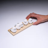 Seto Ware Lucky Ornament - Long-tailed Tit Birds / 瀬戸陶芸社 縁起玩具
