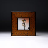NAKAMURA TOSHITO Kutani Ware Framed Porcelain Artwork - Two Sparrows / 九谷焼 中村陶志人
