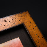 NAKAMURA TOSHITO Kutani Ware Framed Porcelain Artwork - Friendly Five Sparrows / 九谷焼 中村陶志人