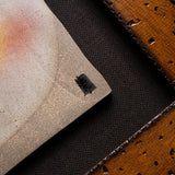 NAKAMURA TOSHITO Kutani Ware Framed Porcelain Artwork - Friendly Five Sparrows / 九谷焼 中村陶志人