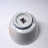 NAKAMURA TOSHITO Kutani Ware Sake Cup - Two Friendly Sparrows / 九谷焼 酒カップ