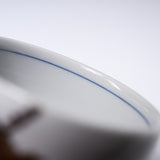 NAKAMURA TOSHITO Kutani Ware Sake Cup - Sparrow with Camellia / 九谷焼 酒カップ