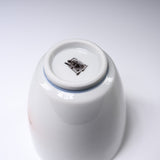 NAKAMURA TOSHITO Kutani Ware Tea Cup - Friendly Sparrows / 九谷焼 湯呑