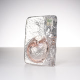 Iceberg Glass Vase Pink - 11.8 cm / ガラス花器 氷山