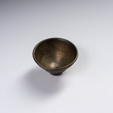 USUKI Ware Handmade Tea Cup - Silver Gold Glaze  / 臼杵焼