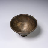 USUKI Ware Handmade Tea Cup - Silver Gold Glaze  / 臼杵焼