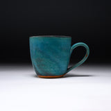 Wakasama Kiln Shabby Turquoise Mug - 260 ml / わかさま陶芸