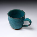 Wakasama Kiln Shabby Turquoise Mug - 260 ml / わかさま陶芸