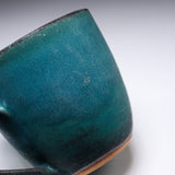 Wakasama Kiln Shabby Turquoise Mug - 260 ml / わかさま陶芸