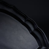 USUKI Ware Handmade Large Oval Plate - Black / 臼杵焼