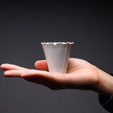 USUKI Ware Handmade Tea Cup - Ryoka C  / 臼杵焼