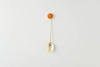 Tsubamesanjo Matte Gold Teaspoon with Acrylic Block - 9 Kinds