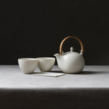 Yui - 結- Wooden Handle Teapot 330 ml Gift Set - Teapot x1, Teacup x 2